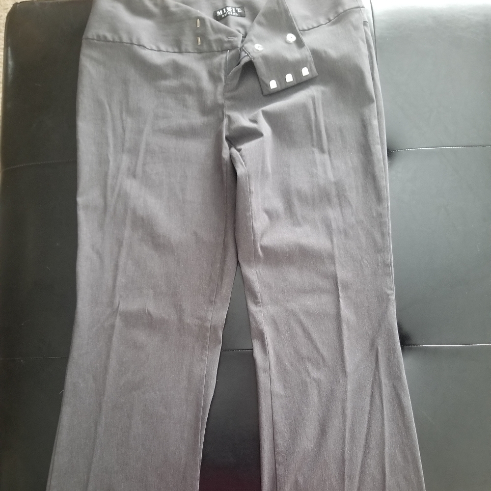 Ladies Gray Slacks - Picture 3 of 4